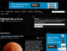 Tablet Screenshot of nightskyinfocus.com